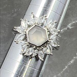 BOMB PARTY 925 Quartz & Cubic Zirconia Ring